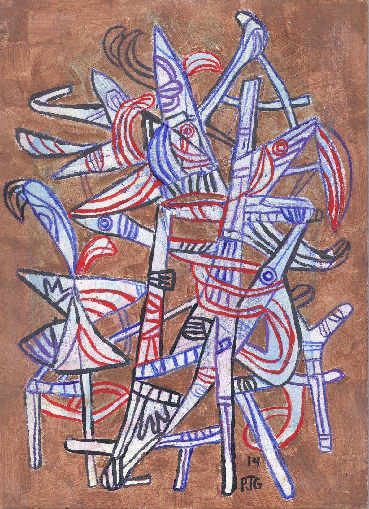 Peter John Geise artwork, Working catalog record PJG-0135