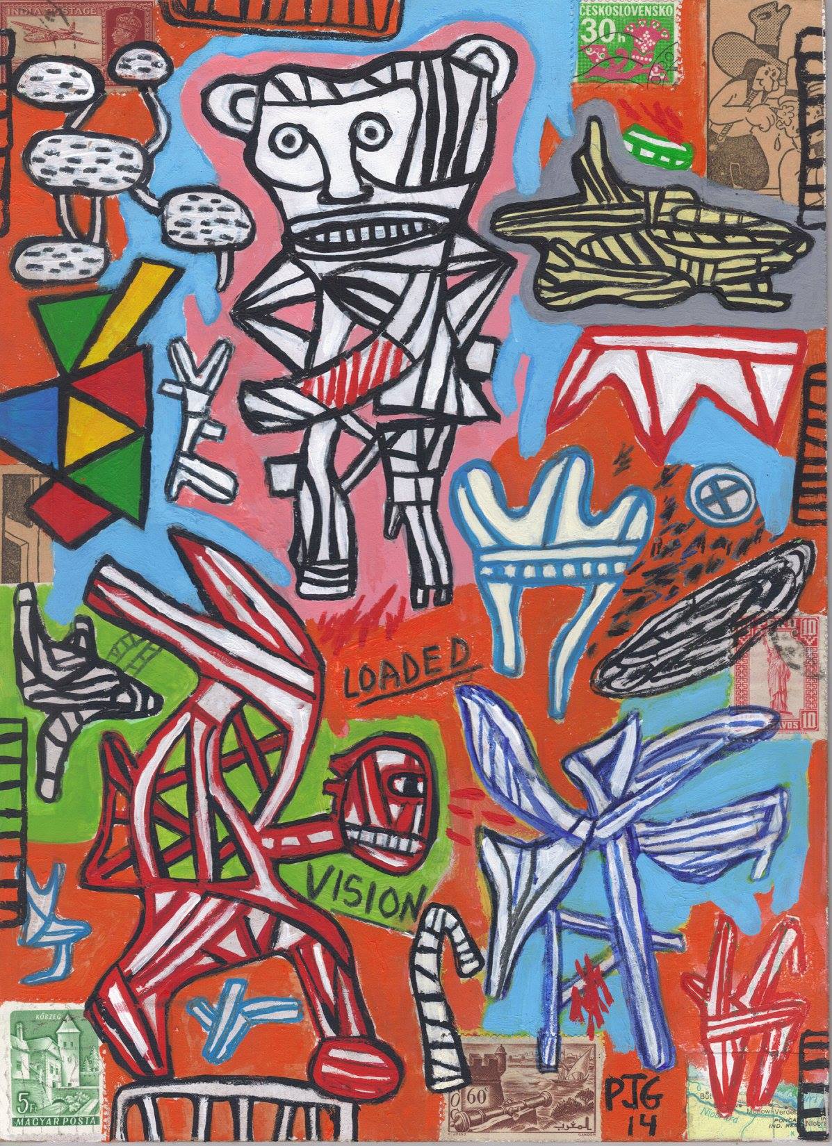 Peter John Geise artwork, Working catalog record PJG-0140