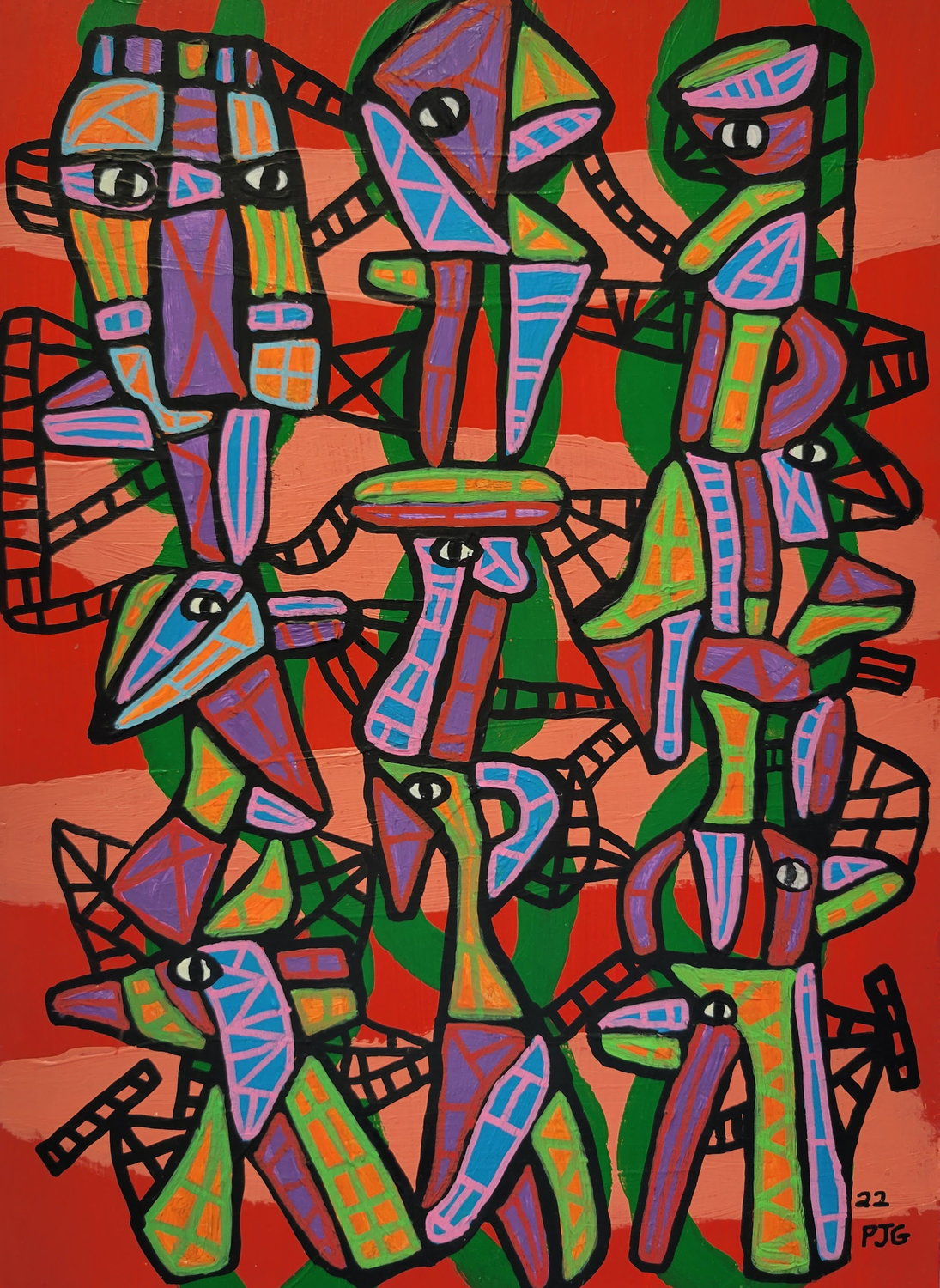 Peter John Geise artwork, Working catalog record PJG-0036